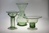 Váza s optickým dekorem - Lesní sklo