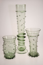 Gotický pohár s nálepy - Lesní sklo