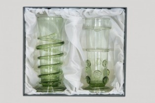 Dárkové balení dvou renesančních číší - Lesní sklo