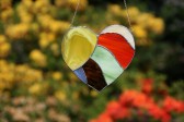 Srdce barevné - Lesní sklo