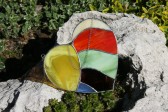 Srdce barevné - Lesní sklo