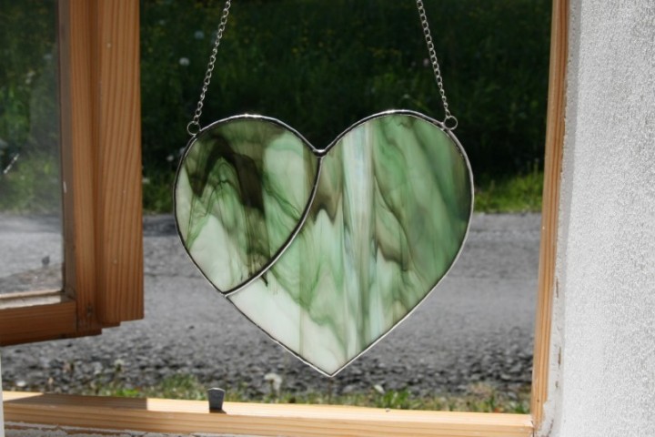 Srdce zelené - Lesní sklo