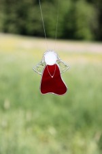 Anděl červený - Lesní sklo