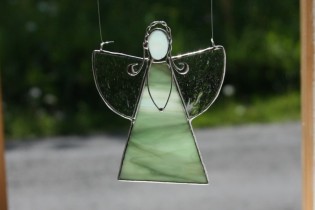 Andělka zelená copatá - Lesní sklo