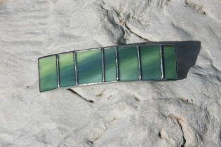 Spona zelená - Lesní sklo
