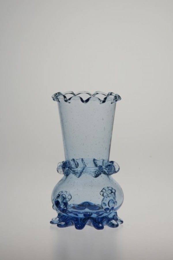 Vázička modrá - Lesní sklo